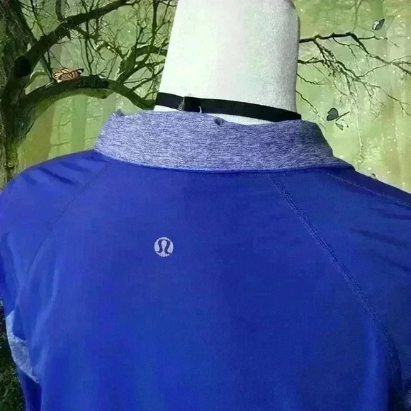 Lululemon Run: Distance Pigment Blue Pullover - Picture 9 of 10